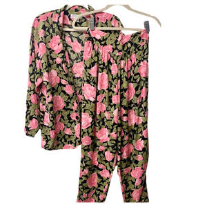 Vintage Compagnie Internationale Limited Express Floral Pantsuit Jacket …
